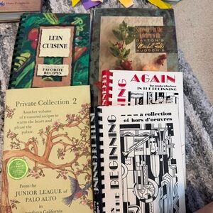 Assorted cookbooks. 5 in total.